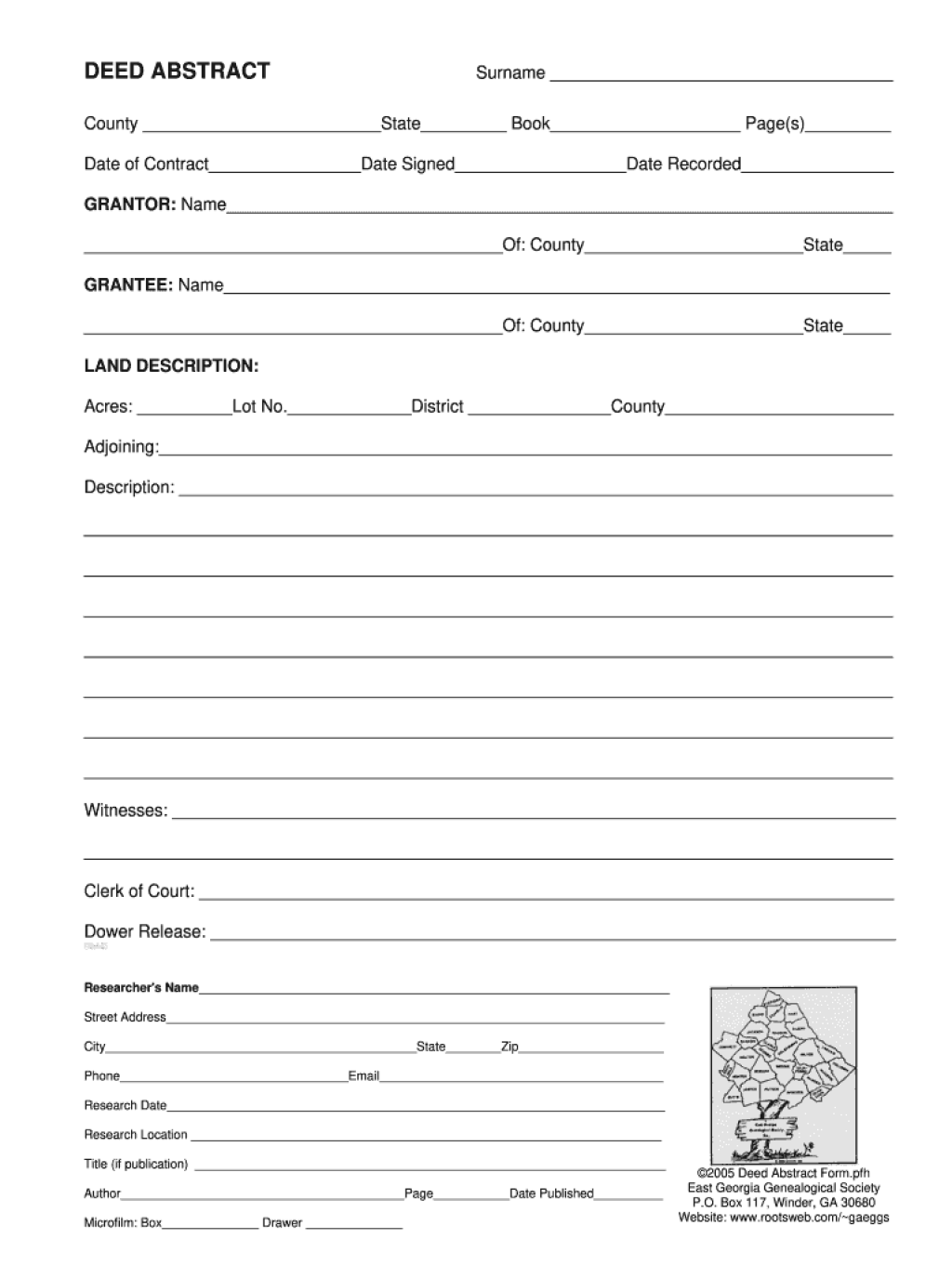 Picture of: Abstract deed: Fill out & sign online  DocHub