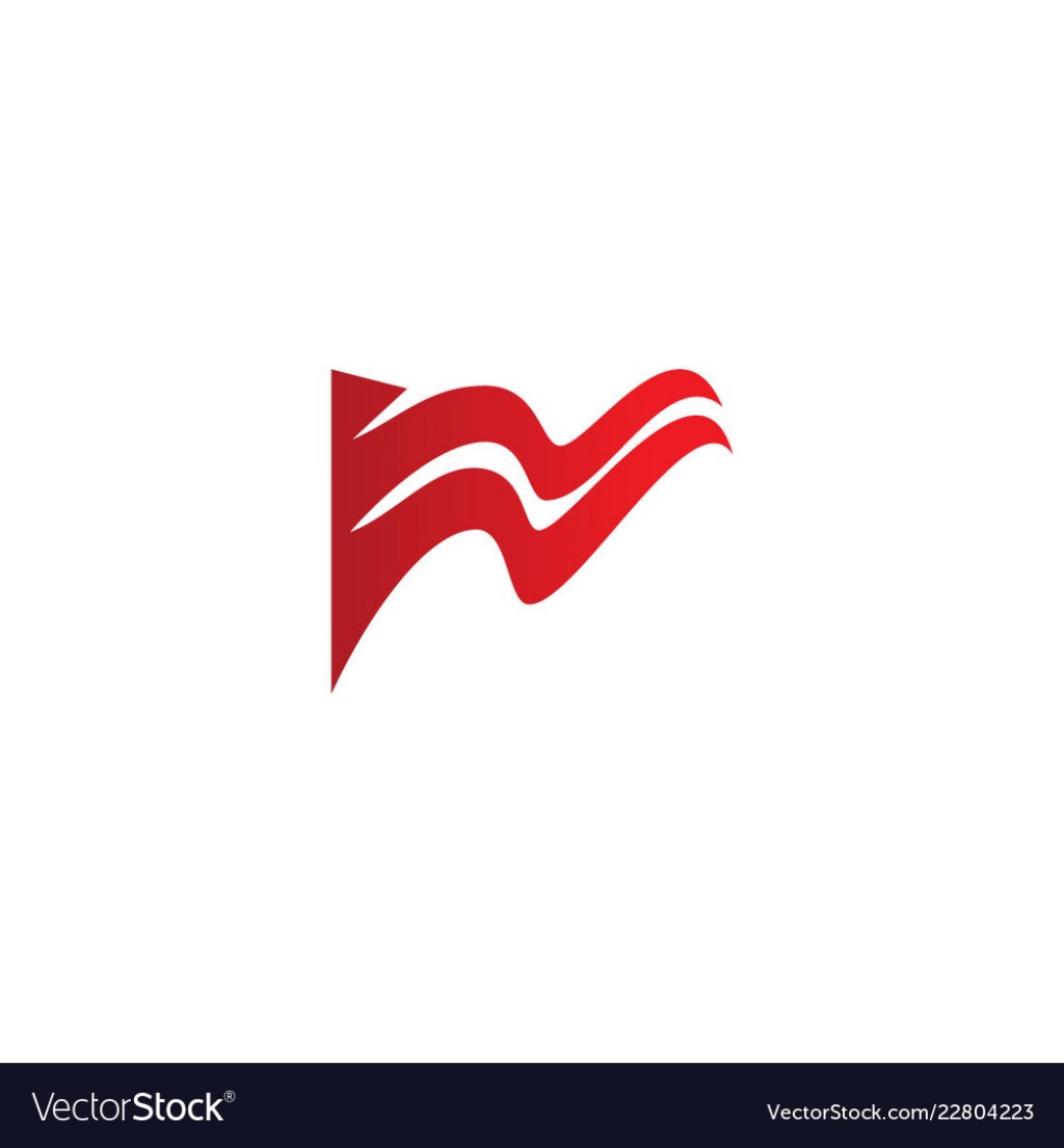 Picture of: Abstract flag fly design logo Royalty Free Vector Image