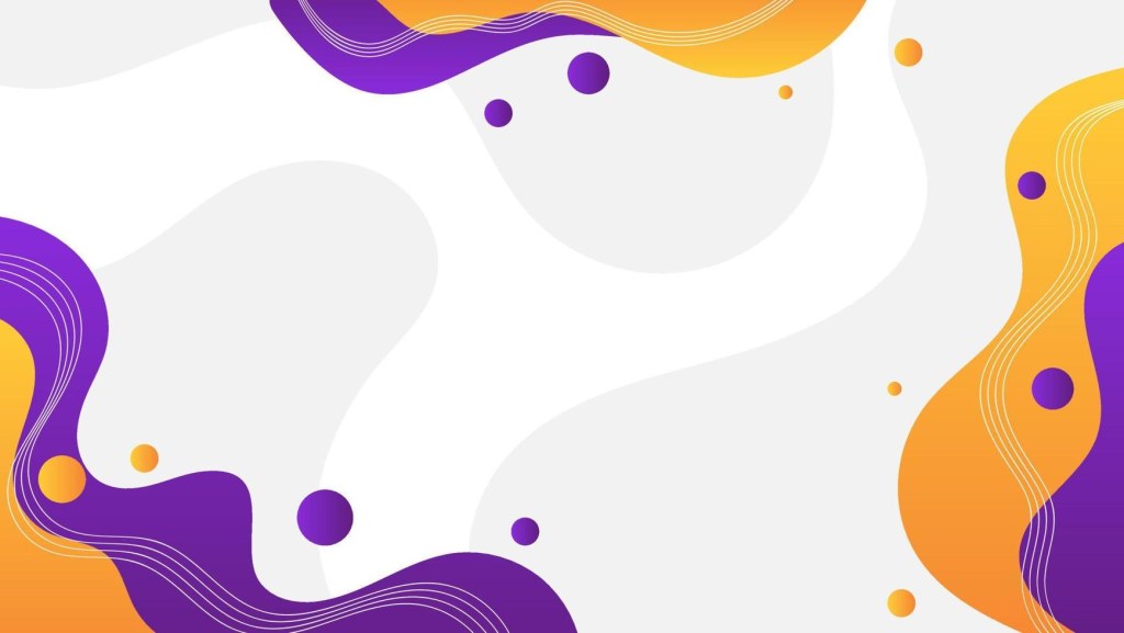 Picture of: abstract fluid background with orange and purple color