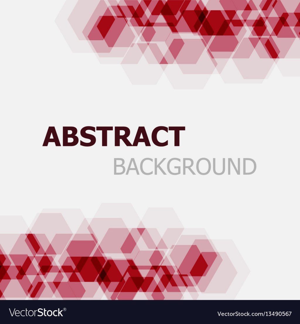 Picture of: Abstract maroon hexagon overlapping background Vector Image