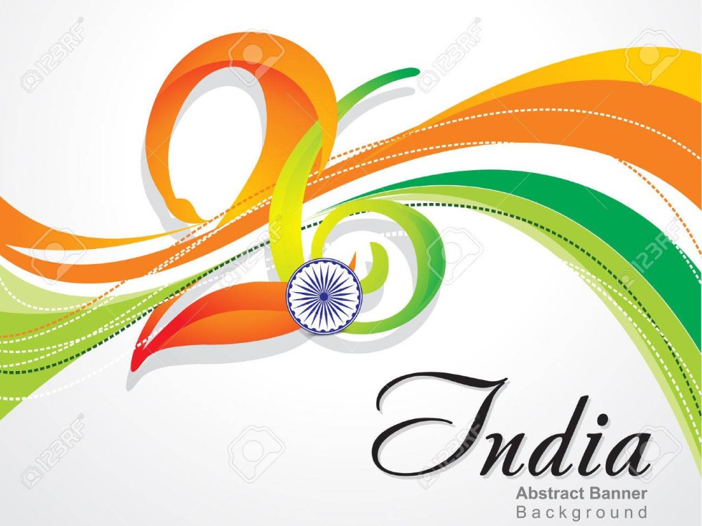 Picture of: Abstract Republic Day Background Royalty Free SVG, Cliparts
