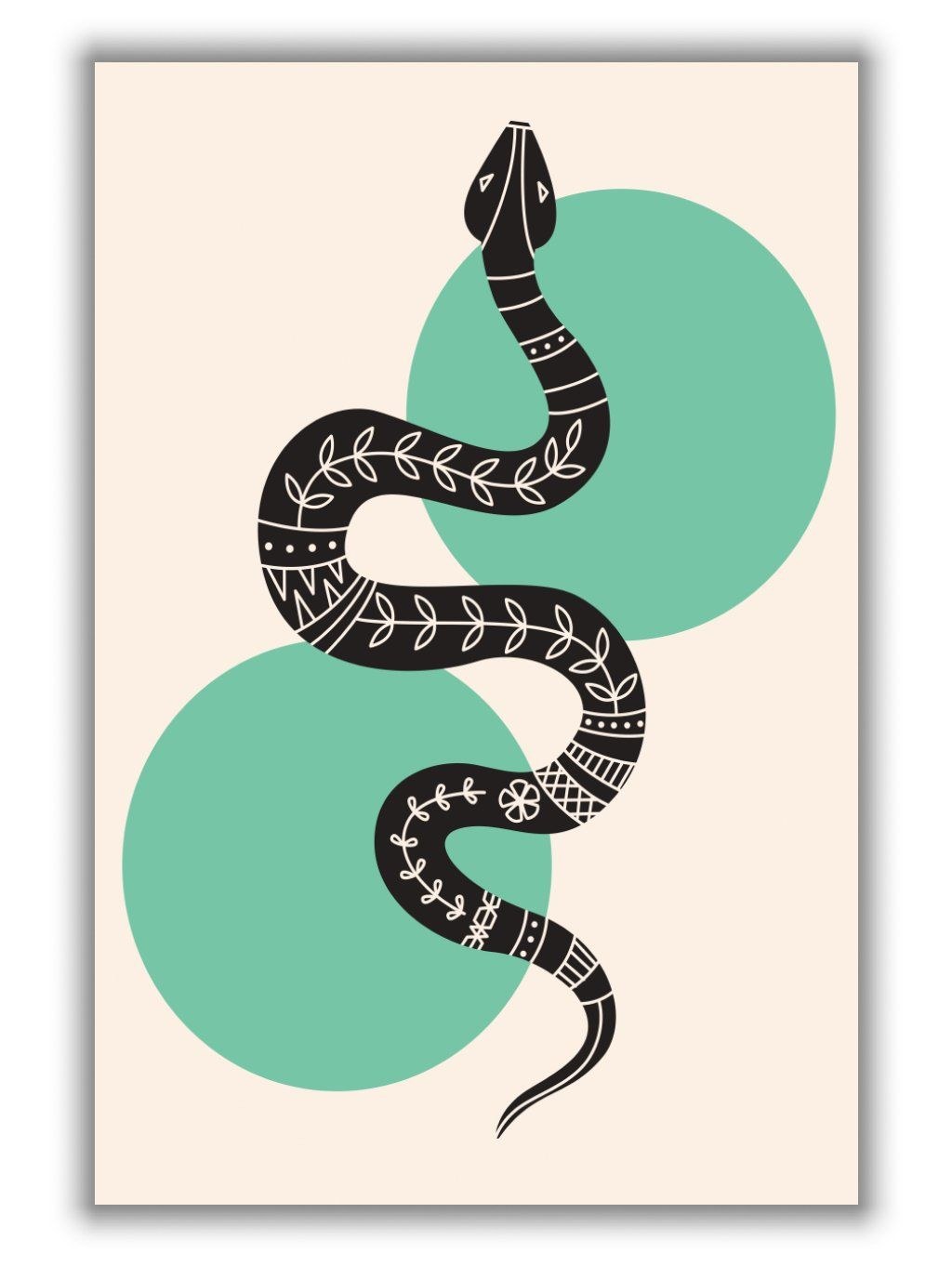 Picture of: Abstract Snake  Gsm paper, Abstract, Vibrant colors