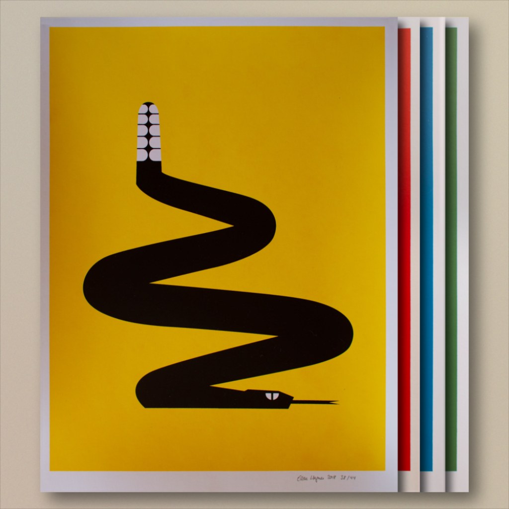 Picture of: Abstract snake – Print now – Riot later