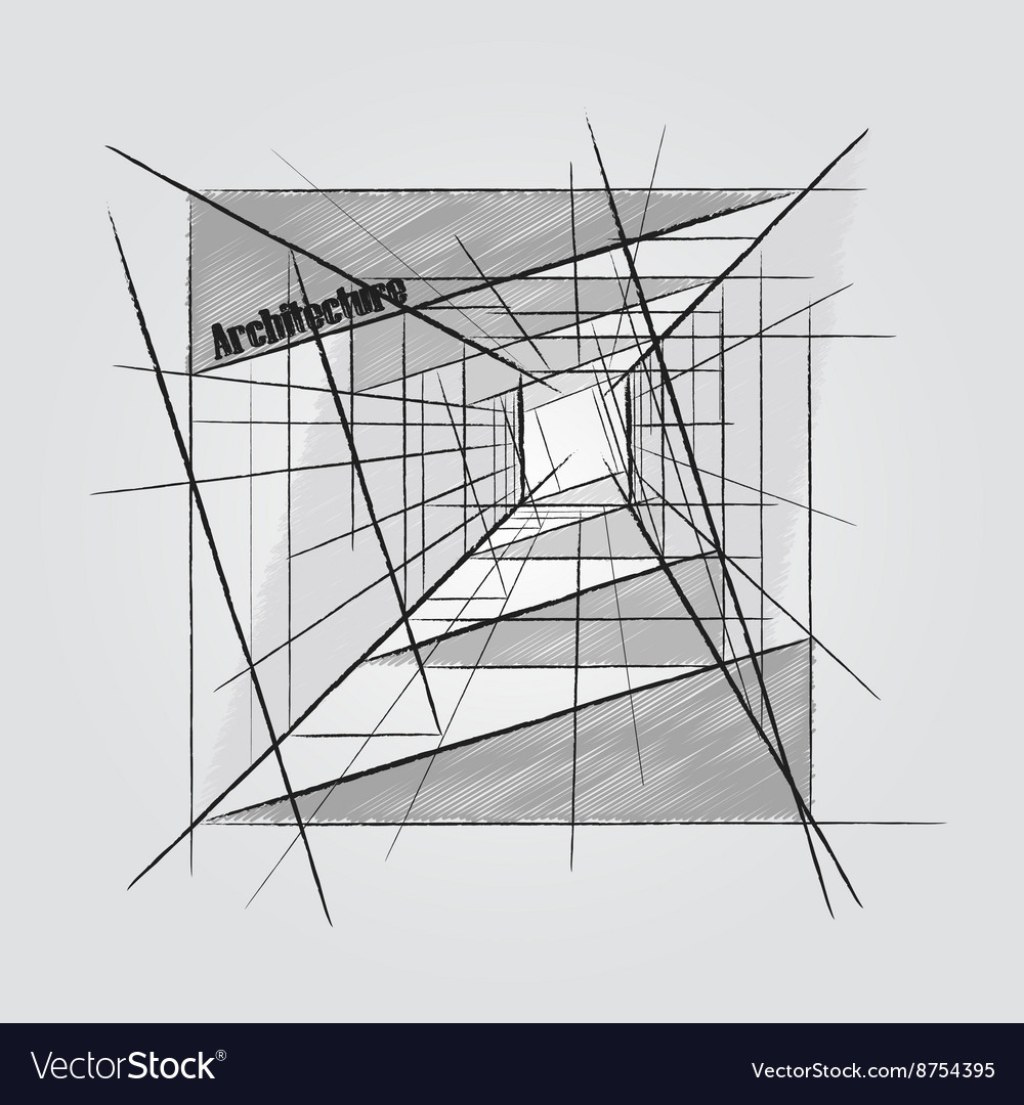 Picture of: Architecture abstract image Royalty Free Vector Image