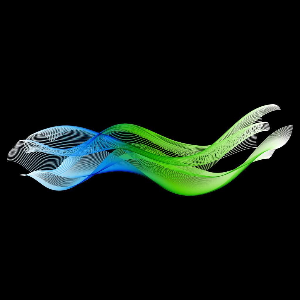 Picture of: Blue and Green Abstract Waves Png Clipart Transparent Background