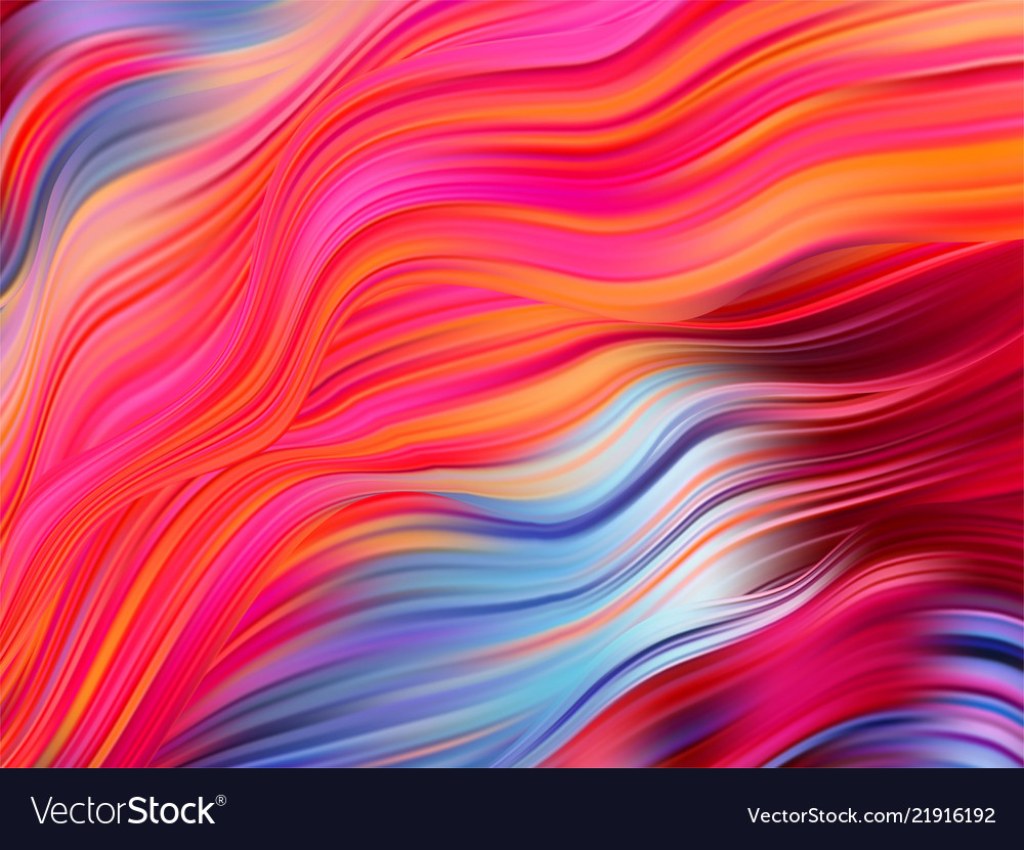 Picture of: Bright abstract background with colorful swirl Vector Image