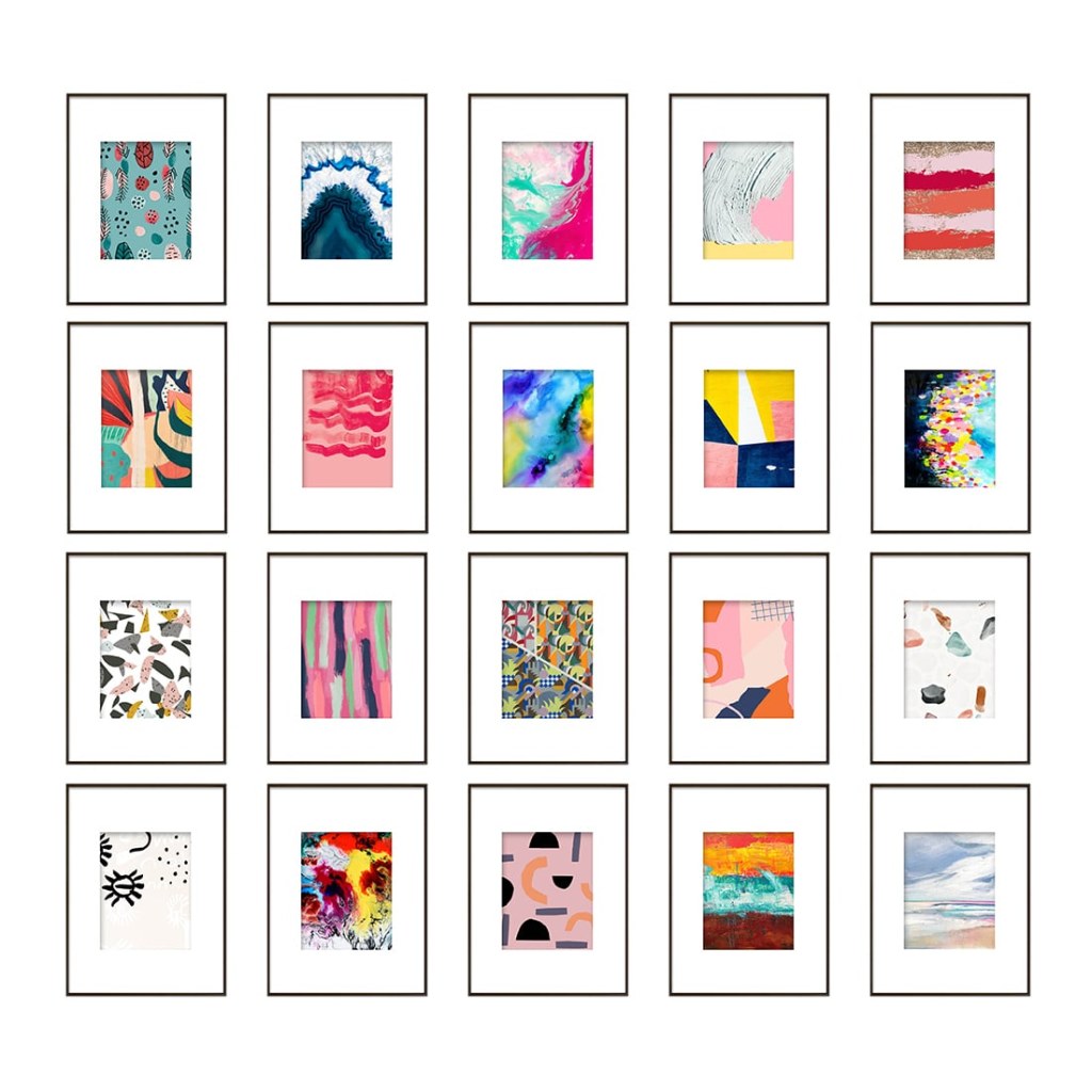 Picture of: Free Abstract Art Printables for Your Gallery Walls • Little