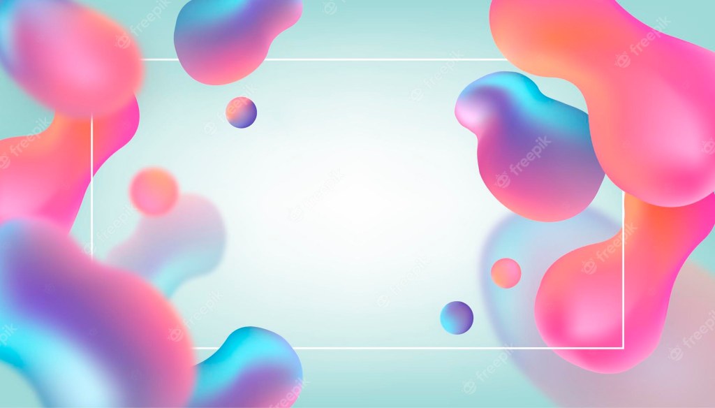 Picture of: Free Vector  Colorful abstract liquid effect background