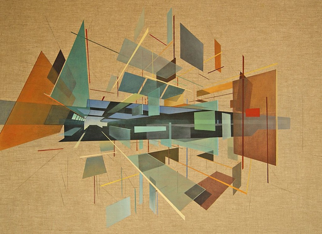 Picture of: Geometric Abstracts With Architectural Spatial Awareness – Design