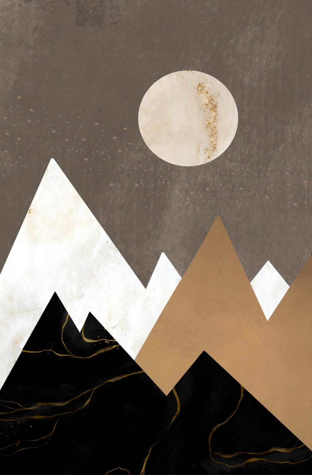 Picture of: Illustration Abstract mountain #