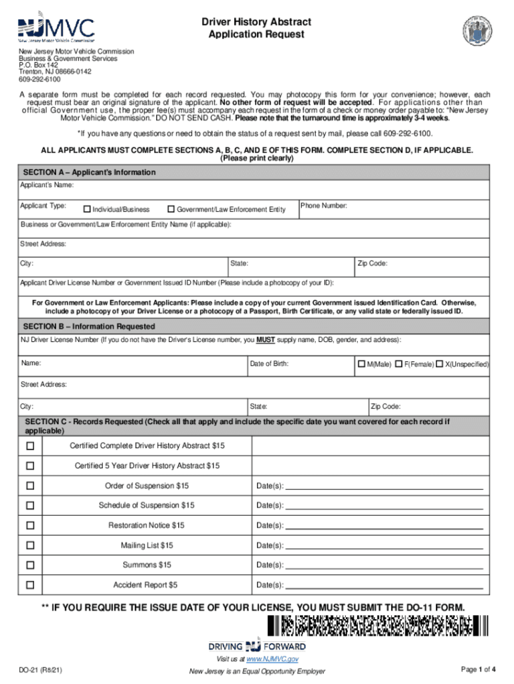 Picture of: Nj vehicle form: Fill out & sign online  DocHub