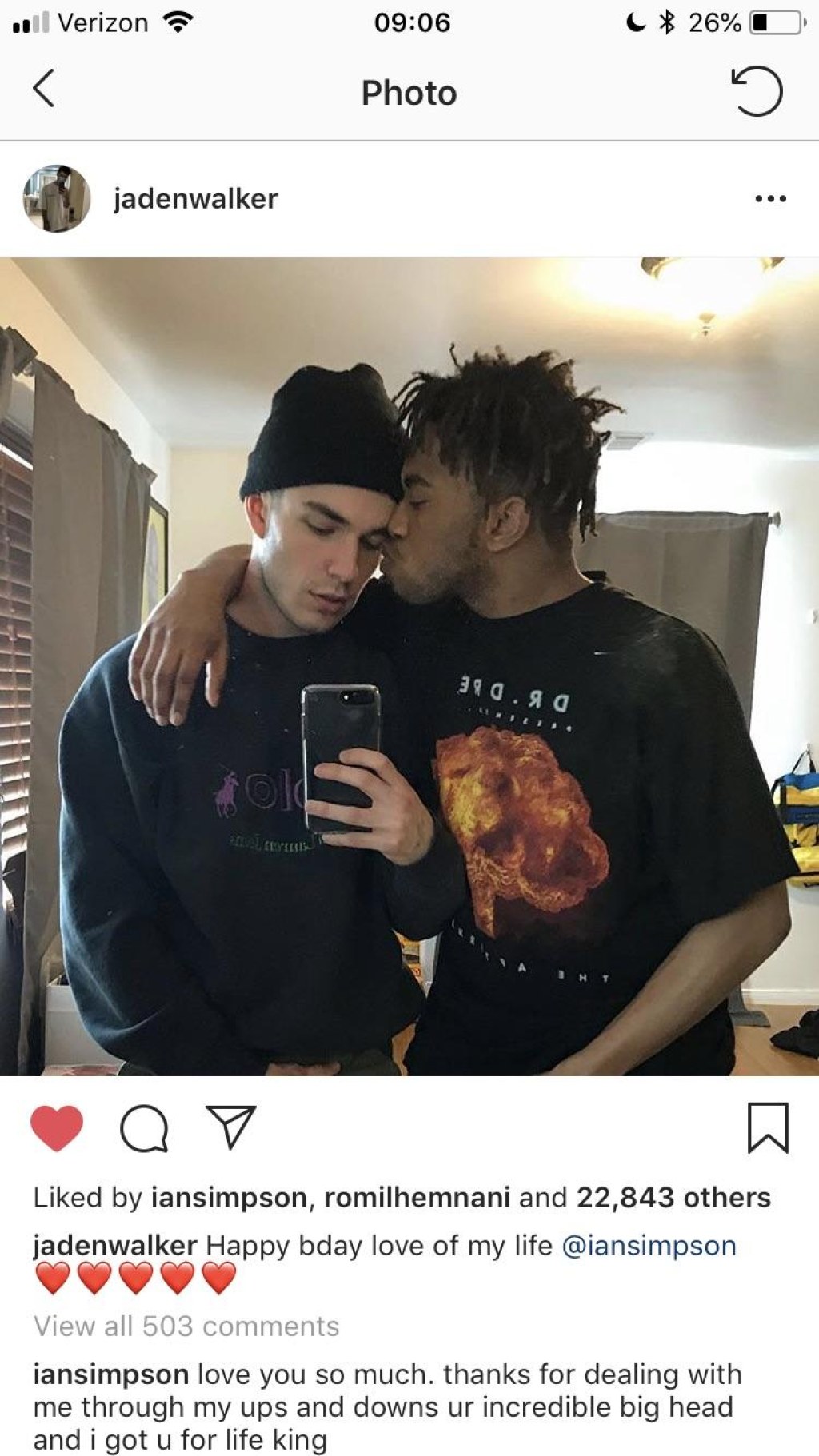 Picture of: Picture] Kevin Abstract and his boyfriend, wholesome lgbt pic for