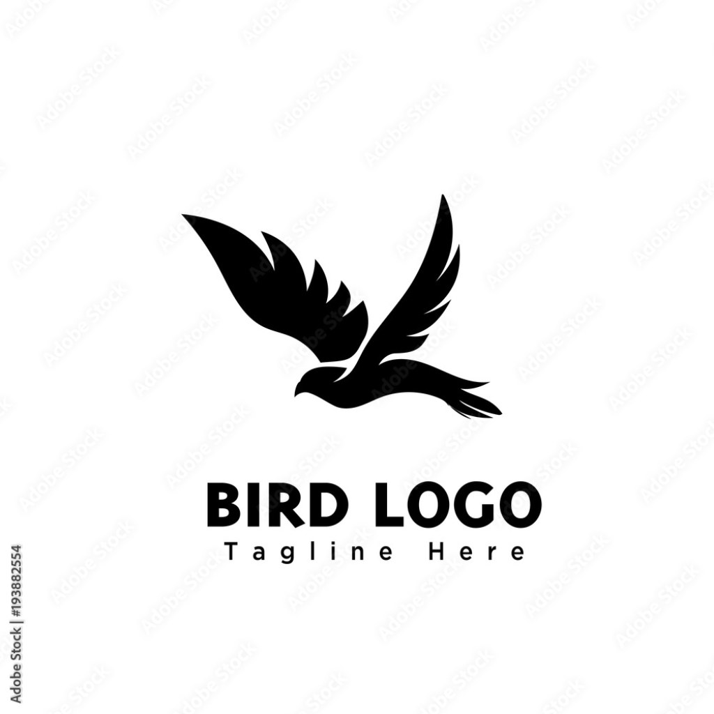 Picture of: silhouette abstract eagle bird fly logo Stock-Vektorgrafik  Adobe
