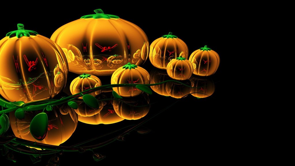 Picture of: Wallpaper Download x Abstract glass pumpkins – HD