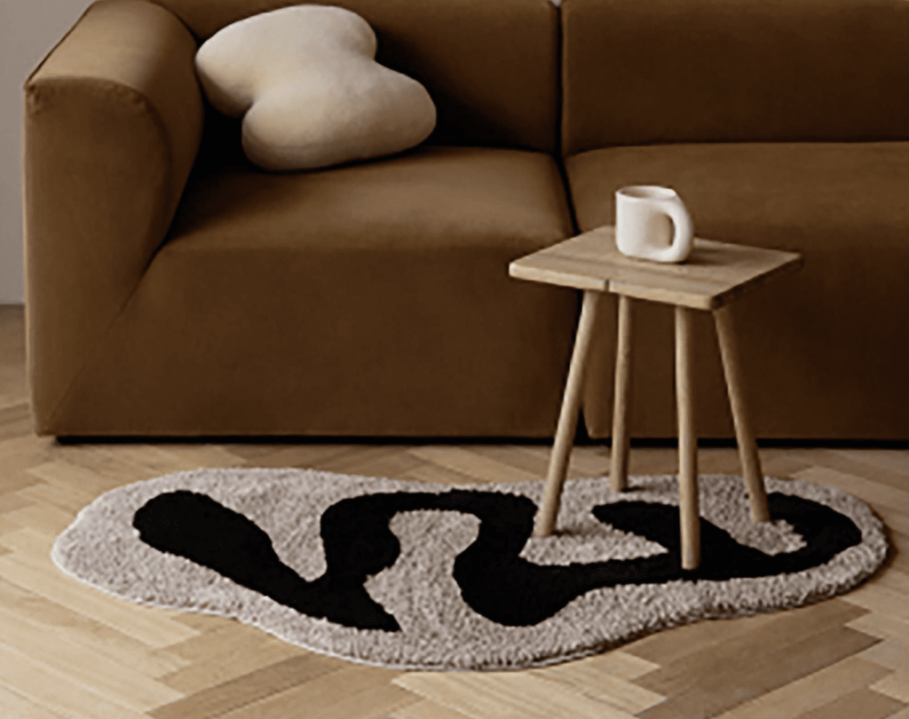 Picture of: We’re Loving These Funky, Irregularly Shaped Rugs  Apartment Therapy