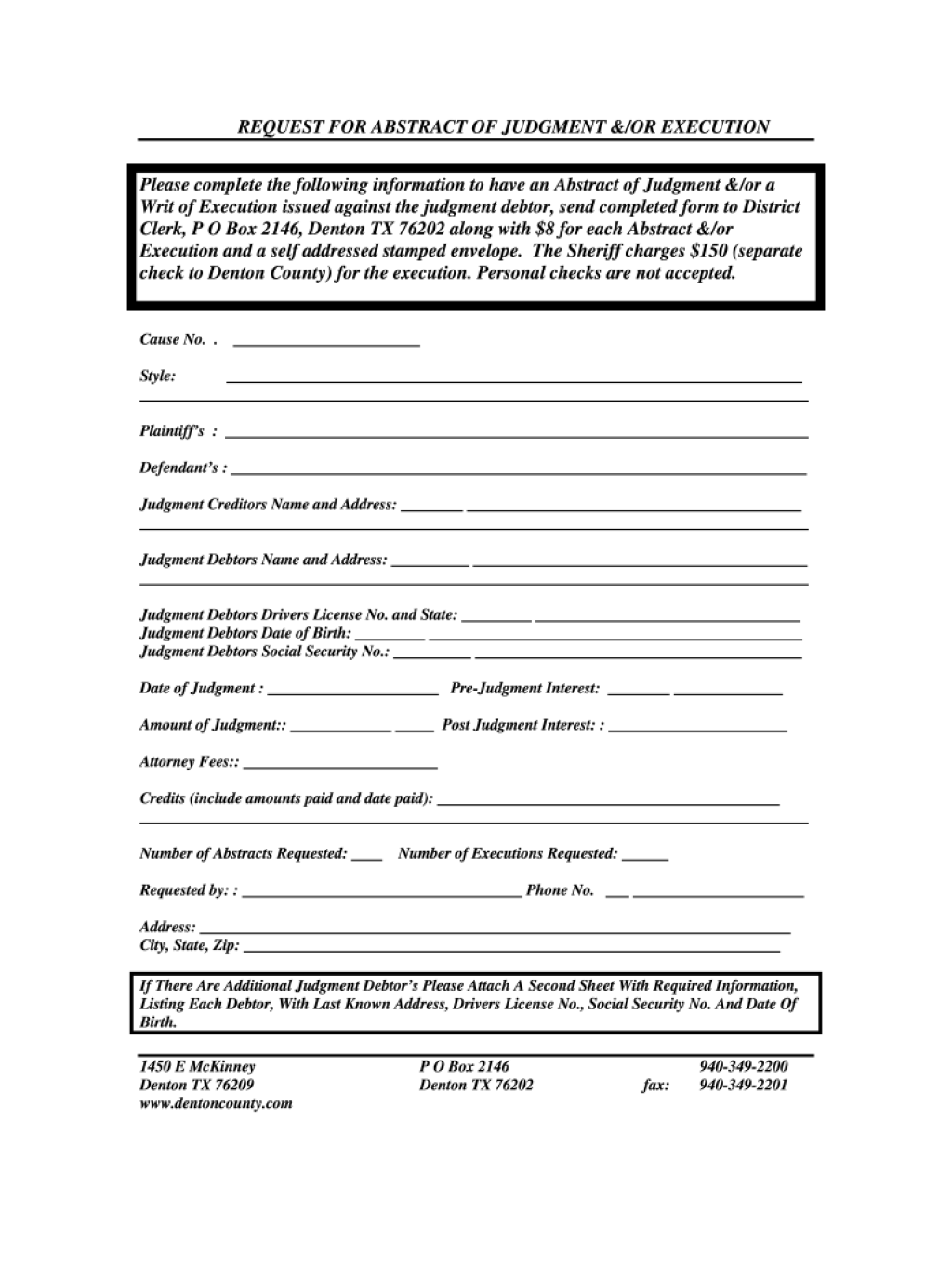 Picture of: What is an abstract judgment texas: Fill out & sign online  DocHub